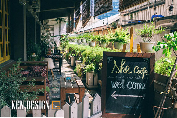 thiết kế quán cafe đẹp